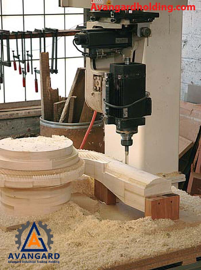 ساخت مدل چوبی با استفاده از دستگاه سی ان سی | آوانگارد