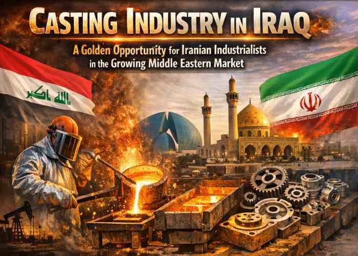 ریخته گری در عراق؛ تحلیل علمی ظرفیت ها، چالش ها و فرصت های توسعه صنعتی